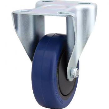 Castor Reb Rubber 100mm Fixed R4111