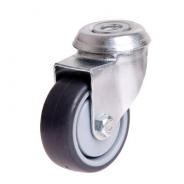 Castor Bolt Hole Swiv Rubber 50 x 18 S2714