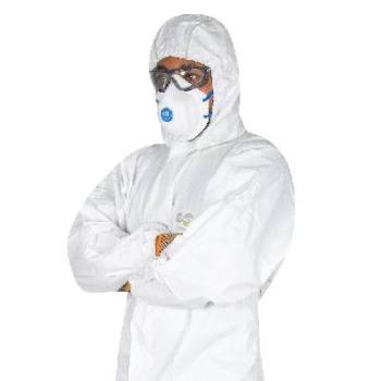 OVERALLS DISPOSABLE REPEL MICROPOROUS WHITE   CFPR179  2XL
