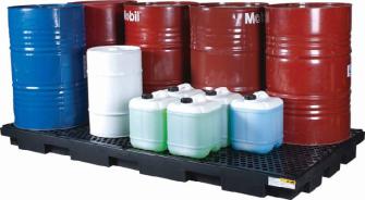Spill Bund Eight Drum Polyethylene DB8LP