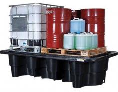 Pallet Spill Bund Double Ibc Poly 1470Ltr DBDIBC