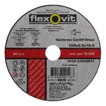 Disc C/O Metal 102 x 2.5 x 16 Fh38 Flexovit 1010216