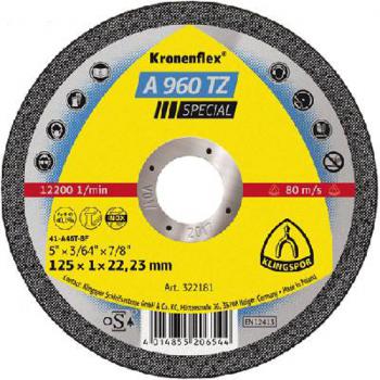 Disc C/O Inox 125 x 1.0 x 22 Klingspor A960Tz 322181