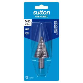 Step Drill HSS Spiral 5-35mm 13 Steps