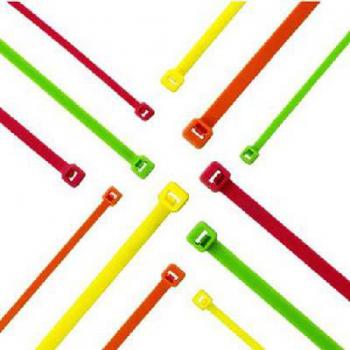 Cable Tie Fluoro Green 188 x 4.8 x 1.3 Pkt-100