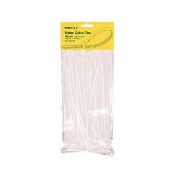 CABLE TIE 300mm x 4mm NATURAL PKT 100 CT304NTCD