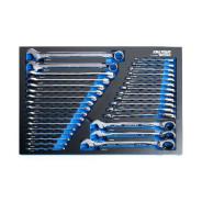 Kincrome Evolution 32 Piece Gear & Combination Spanners Eva Tray