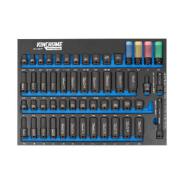 Kincrome Evolution 54 Piece Impact Sockets & Accessories Eva Tray