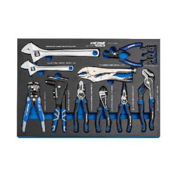 Kincrome Evolution 10 Piece Pliers & Wrenches Eva Tray