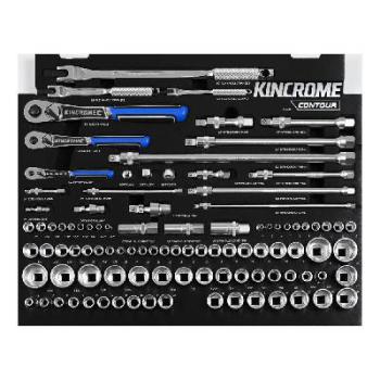 Kincrome Contour® 100 Piece Lok-On Sockets & Accessories Eva Tray
