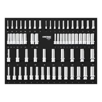 Kincrome Contour® 64 Piece Lok-On Deep Sockets Eva Tray