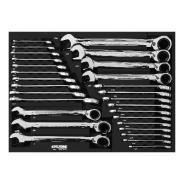 Kincrome Contour® 28 Piece Reverse Gear Spanners Eva Tray
