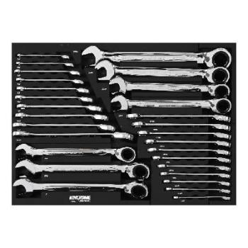 Kincrome Contour® 28 Piece Reverse Gear Spanners Eva Tray