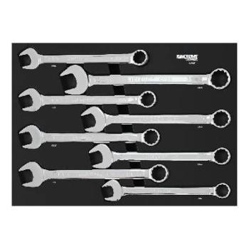 Kincrome Contour® 8 Piece Jumbo Combination Spanners Eva Tray