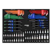 Kincrome Contour® 98 Piece Hex & Torx® Fastening Eva Tray