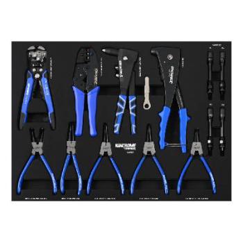 Kincrome Contour® 9 Piece Circlip Pliers & Riveters Eva Tray
