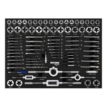 Kincrome Contour® 87 Piece Tap & Die Eva Tray
