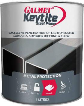 Galmet Keytite Steel Primer Grey 1L GKSG1L