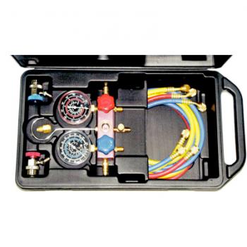 T&E Gauge & Manifold A/C Set Dual R12/R134A AC900
