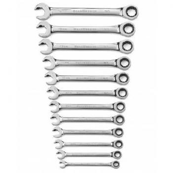 SPANNER SET GEARWRENCH RATCHET O/E 12 PC 8-19MM  85597