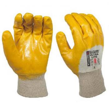 GLOVE ULTRALITE SZ10 YELLOW NITRILE ELG100010