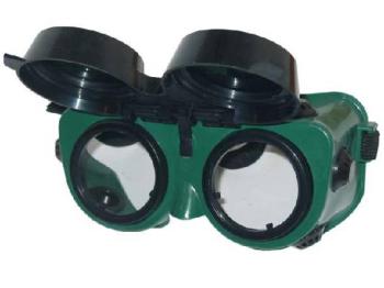 Goggles Oxy Flip-Front 50mm Dia Round Lenses Weldclass P7-OGFF