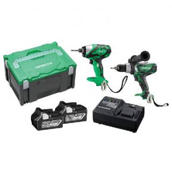 HITACHI KC18DML(HJ) 18 VOLT DRILL/DRIVER COMBO KIT