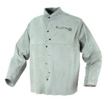 Jacket Chrome Leather Welders Coat. Size Med CW128M
