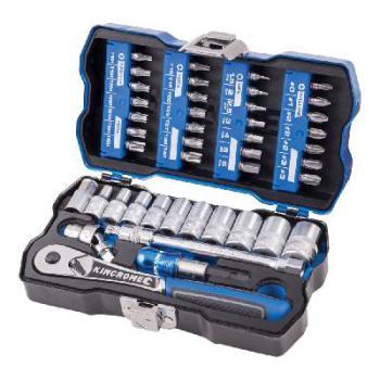 Kincrome Lok On Socket And Bit Set 43 pce 1/4Dr K27000