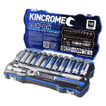 Socket Set Lok-On 28 Piece 1/2