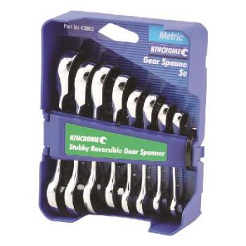 Kincrome Spanner Set Stubby Rev 8Pce K3802