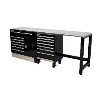 Kincrome Trade Centre Garage Set 3 Piece 14 Drawer 2600mm (102