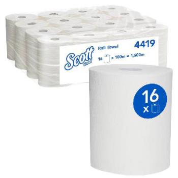 Hand Towel Roll 4419 Scott 100Mtr Pkt 16 4419C