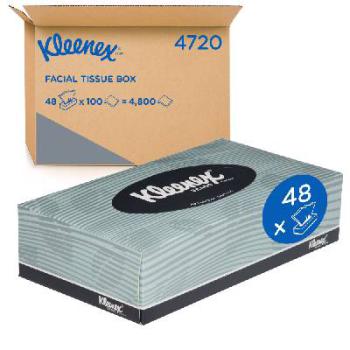 Facial Tissue 4720 100S Kleenex 2Ply Ctn 48