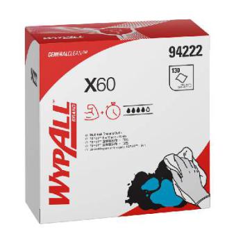 Wypall X60 Pop Up Wipers 10 Packs/Ctn 1300 Wipes 94222