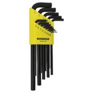 Bondhus Hex Key Set 13 Hex L-Wr Long .050-3/8