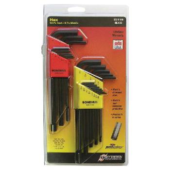 Bondhus Hex Key Hex L-Wr Double Pack BD22199