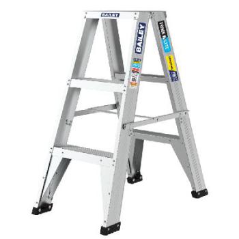 Bailey Double Sided Step Ladder Trade Lyte 3 Stepladder 0.9M 150kg FS14019