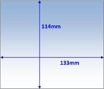 Lens Clear Outer 133 x 114mm Suit Various Pk10 Weldclass P7-CL133114/10