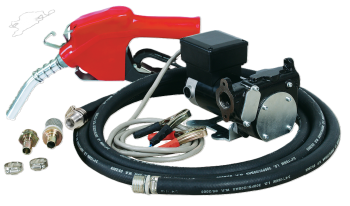 Macnaught Pump Diesel Hi-Flo 75L/Min 12V Elect With Nozzle L-HFPA12V