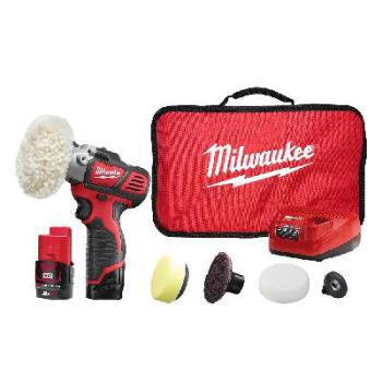 Milwaukee Spot Polisher Detailer Sander Kit M12 2.Ah M12BPS-202B