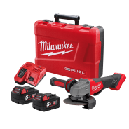 Milwaukee Angle Grinder Kit 125mm 18V 5.0Ah M18FAG125XPD-502C