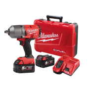Milwaukee Impact Wrench Kit High Torque 1/2 Drive 18 Volt Fuel M18FHIW2F12502C