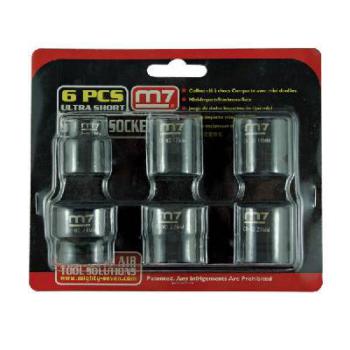 Impact Socket Set Stubby 1/2