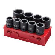 Impact Socket Set 1'' Drive 9Pce 27mm - 50mm M7-MB81009M