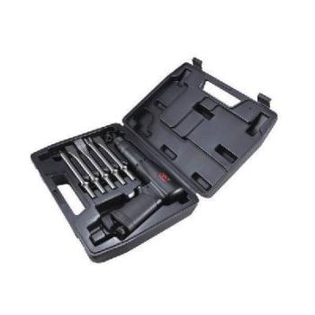 Air Hammer Kit With 5 Pcs Round Shank Chisel Set, 3200 Bpm, 175mm Long M7-SC0517C