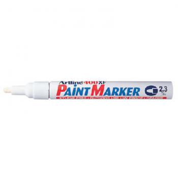 Artline Marker 400Xf White Med Bullet Point 140033