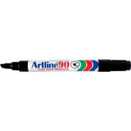 Artline Marker 90 Black Chisel Point 109001