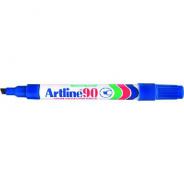 Artline Marker 90 Blue Chisel Point 109003