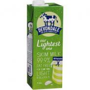 MILK LONG LIFE SKIM 1LTR  DEVONDALE